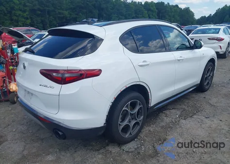 2022 Alfa Romeo Stelvio Ti Awd from USA, damaged, VIN ZASPAKBN1N7D26752